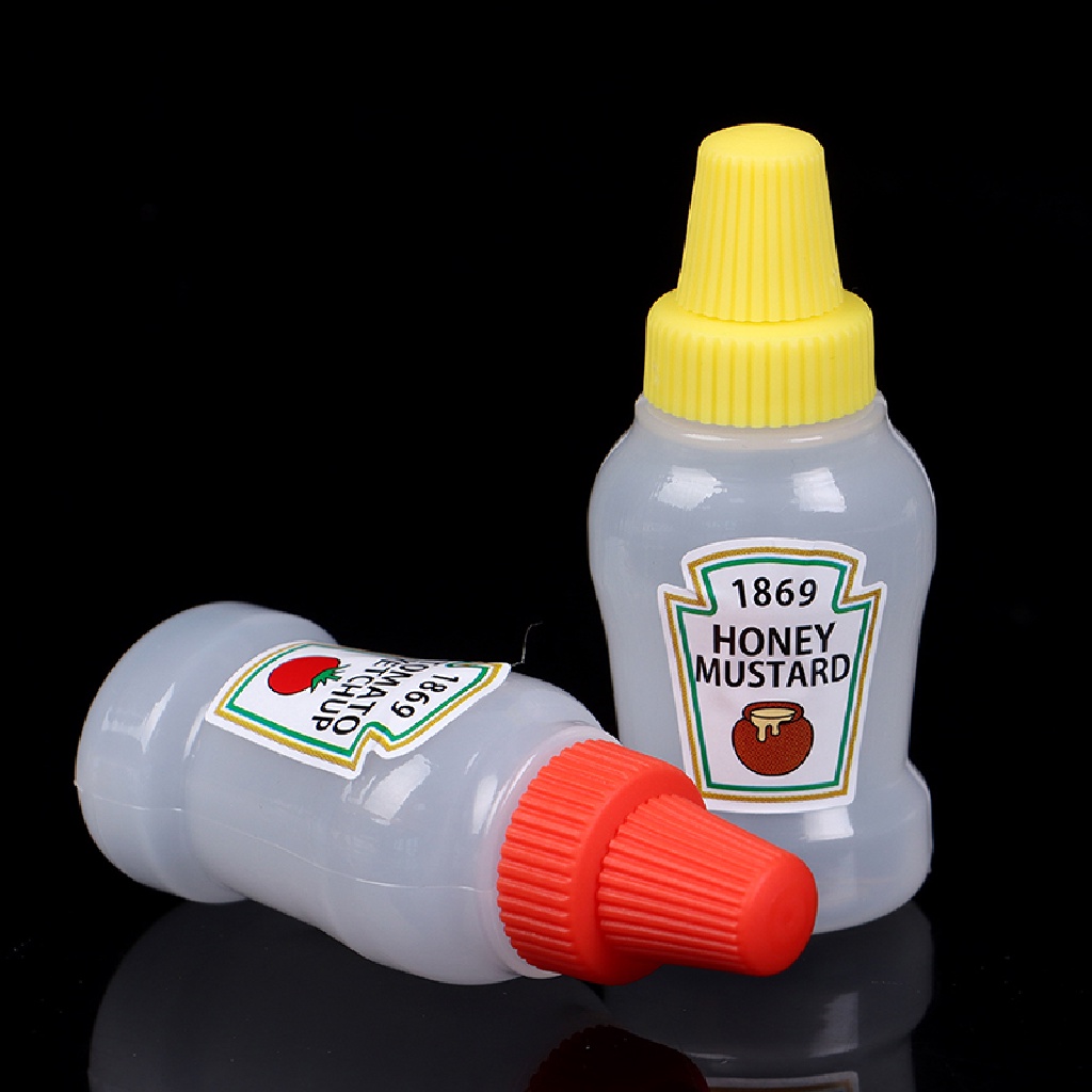 2 Pcs / set Botol Minyak Salad Tomat Gravy Boat Mini 25ML Untuk Bento