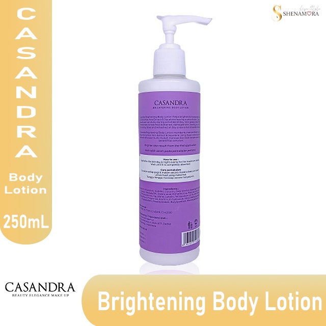 Casandra Brightening Hand &amp; Body Lotion 250 ml