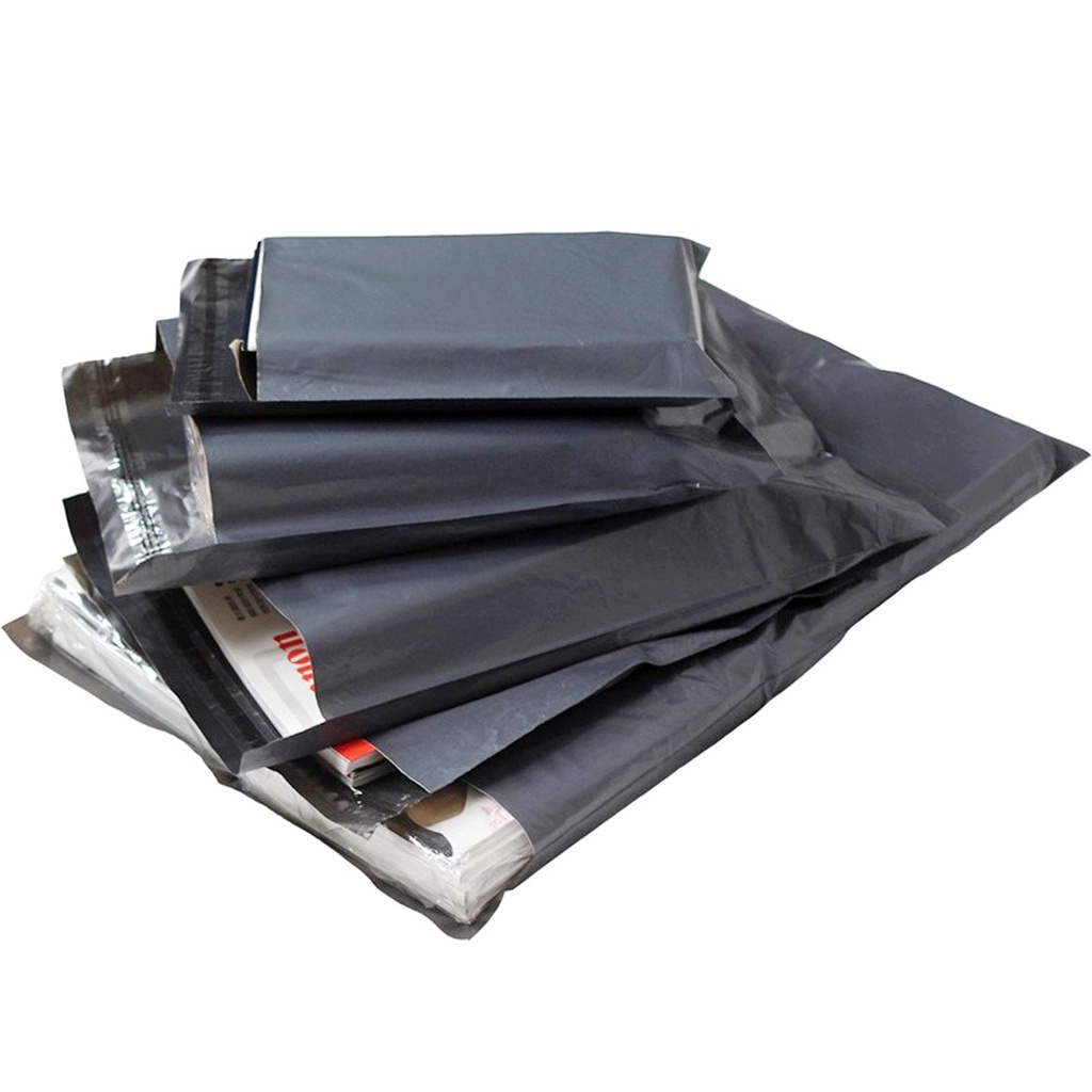 TERMURAH Amplop Plastik Hitam Polymailer Packing online shop 100PCS