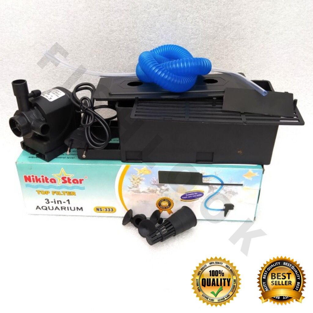 BOX FILTER AQUARIUM / MESIN TOP FILTER AQUARIUM AQUASCAPE 203 / BOX FILTER ATAS AQUARIUM 60 CM