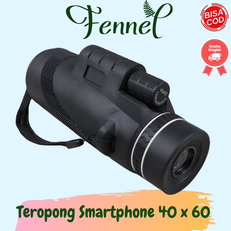 Teropong Monokular Smartphone 40 x 60 Type B