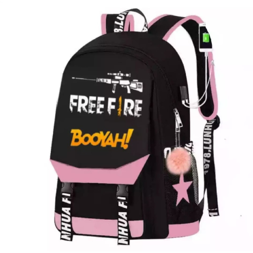 GGS Tas Ransel Sekolah Anak laki laki Karakter freefire dan Super Hero Murah