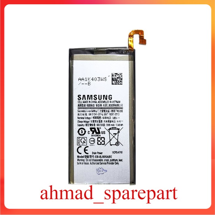 BATERAI SAMSUNG A6+ PLUS 2018 SPAREPART