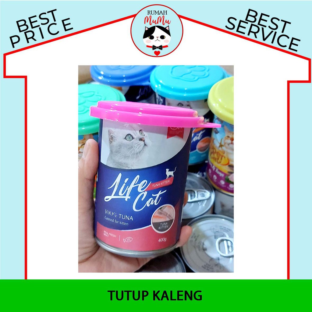 TUTUP KALENG MAKANAN KUCING ANJING SUPER CUTE HIGENIS