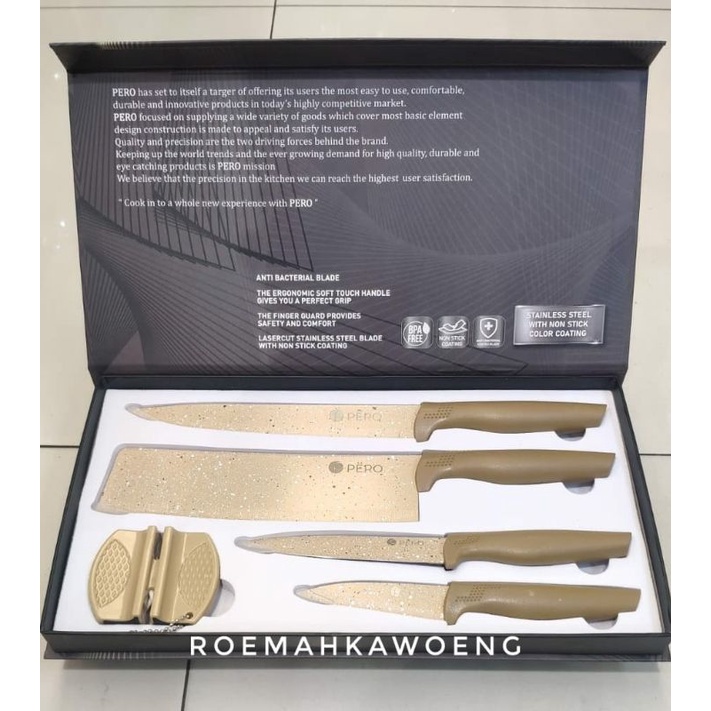 PERO set pisau / pero knife set of 5