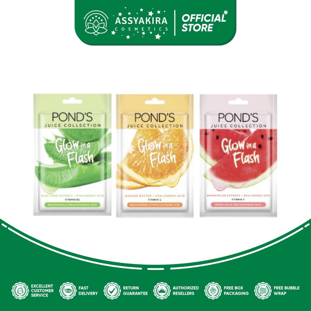 Pond's Juice Collection Glow in a Flash Sheet Mask