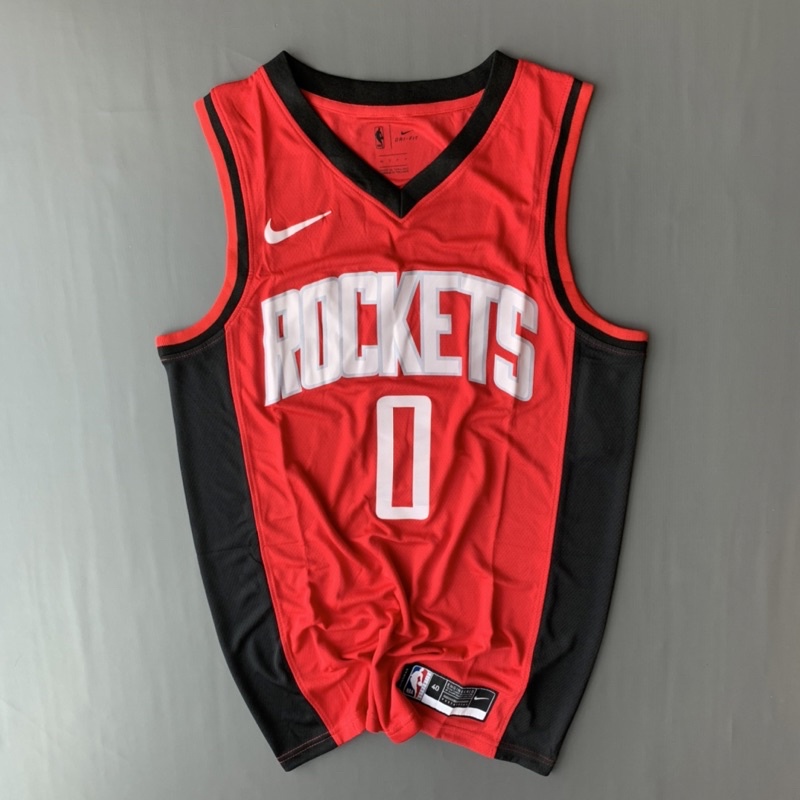 Jual Jersey Basket NBA Heat Press Houston Rockets 0 Green Baju