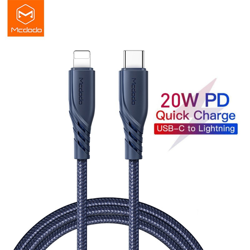 Mcdodo 20W PD Fast Charge Type-C to Ligtning Data Cable 1.2M CA-846 Original