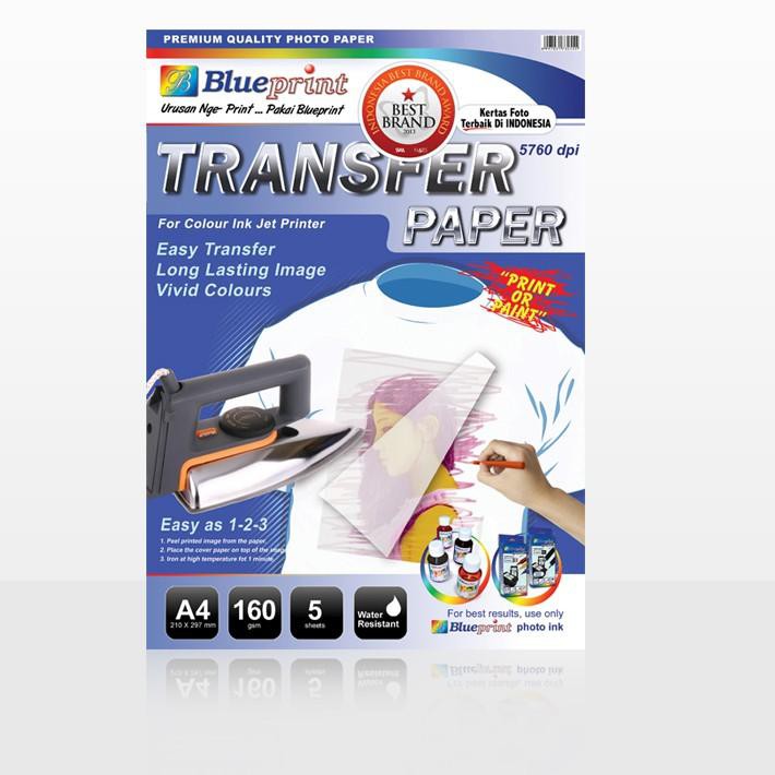 

➝7CP Kertas Transfer / Transfer Paper White BLUEPRINT A4 ❃ ✫
