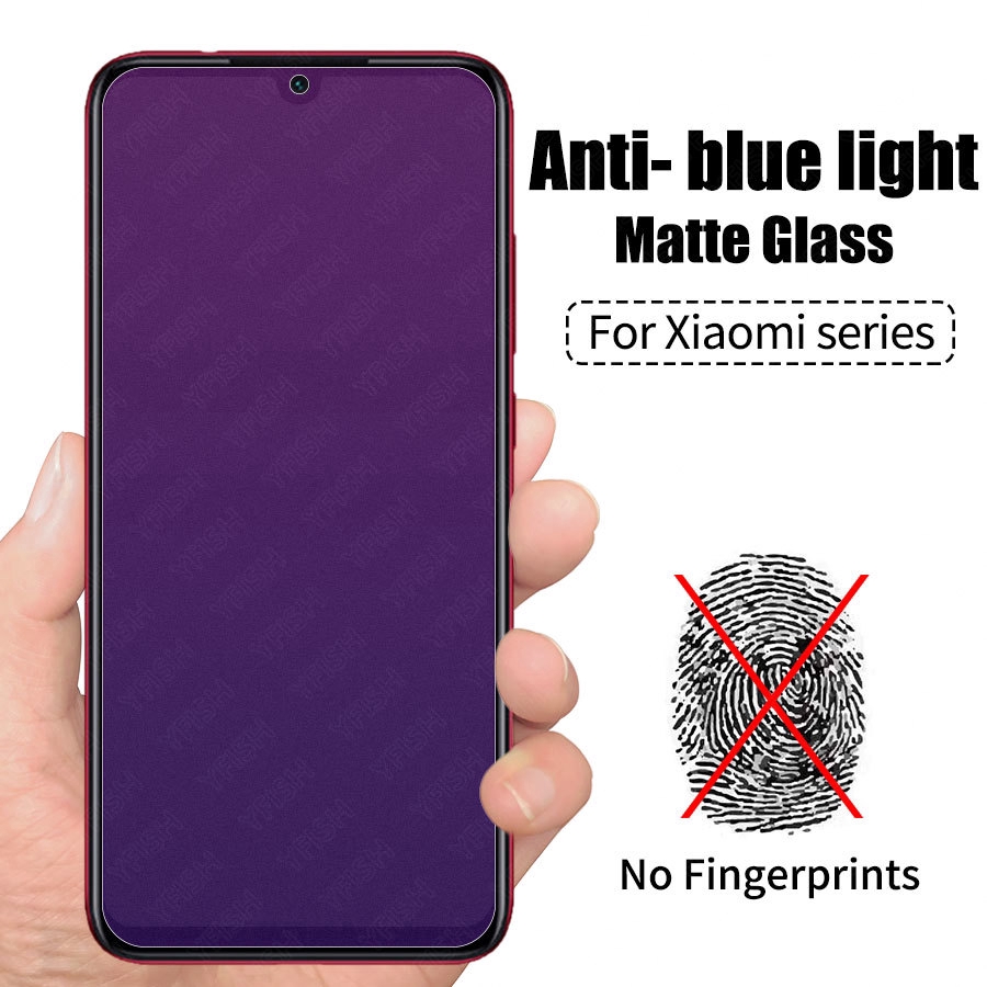 Matte Anti Purple Blue Ray Light Tempered Glass No Fingerprint Screen