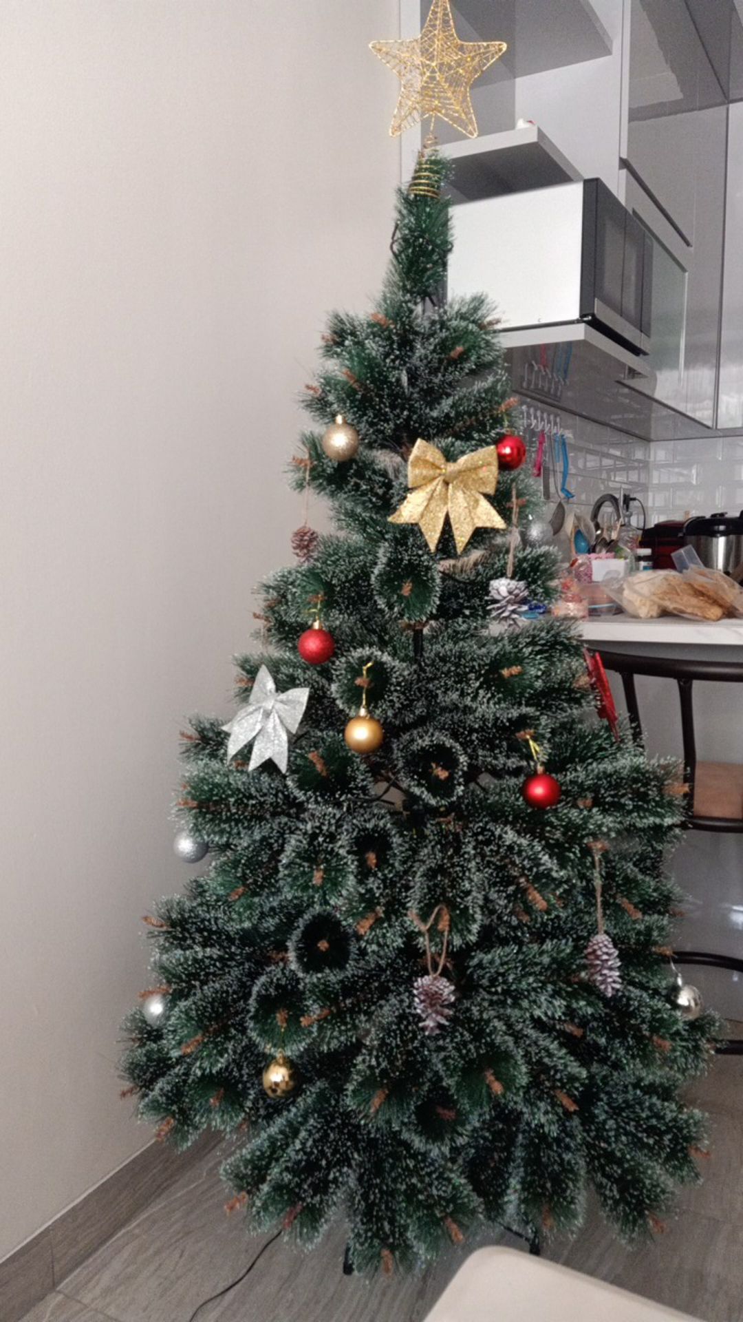 Pohon Natal Jarum Premium Tinggi 1.5 Meter 150 Cm 5 Feet Ft Tipe Pine Christmas Tree