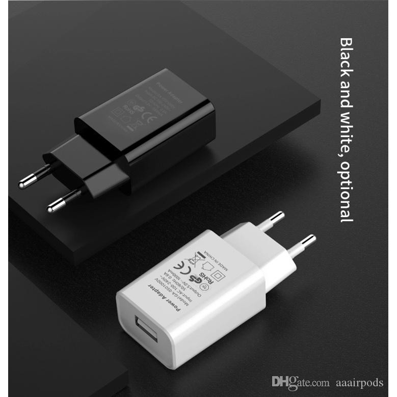 UL FCC GS CE Certified USB AC Power adapter High Quality 5V 1A EU Plug Charger