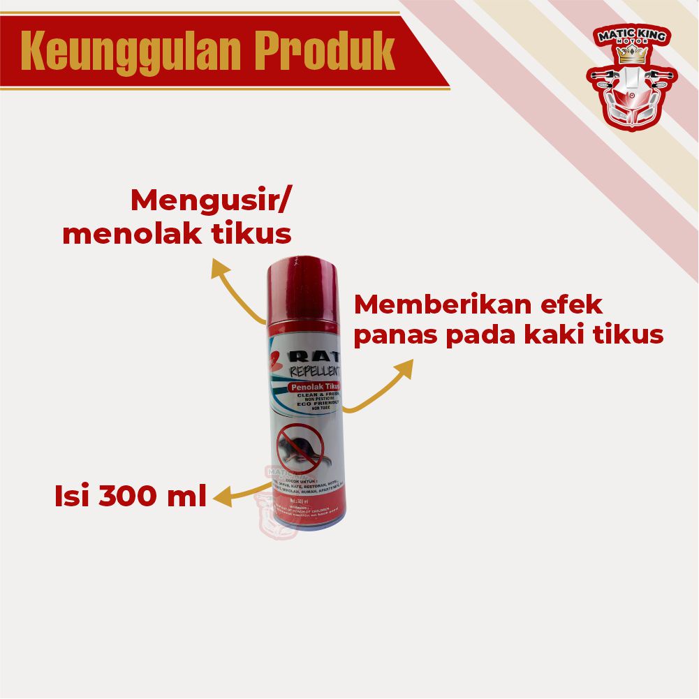 Pengusir Tikus RAT REPELLENT penolak Tikus Anti tikus ZONE 300ml