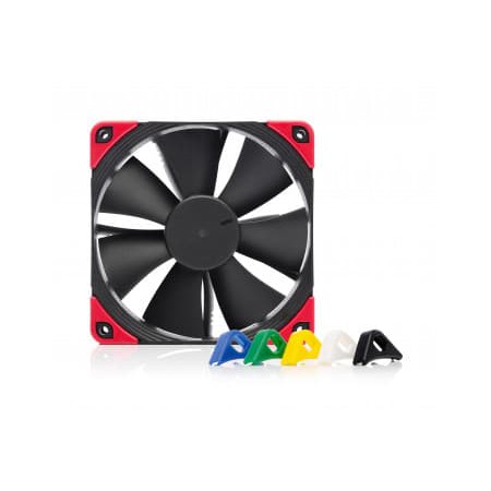 Coolerfan Noctua Chromax Swap Fan 12cm Black Fan With Multicolor Rubber - NF-F12 PWM CH.BK.S