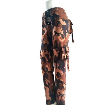 celana senam wanita jumbo/pdl/senam kargo wanita/celana panjang/celana panjang kantong/bawahan olahraga/Cod/bayar di tempat/siap dikirim/celana kantong wanita/terlaris/terpopuler-Loreng armi hitam