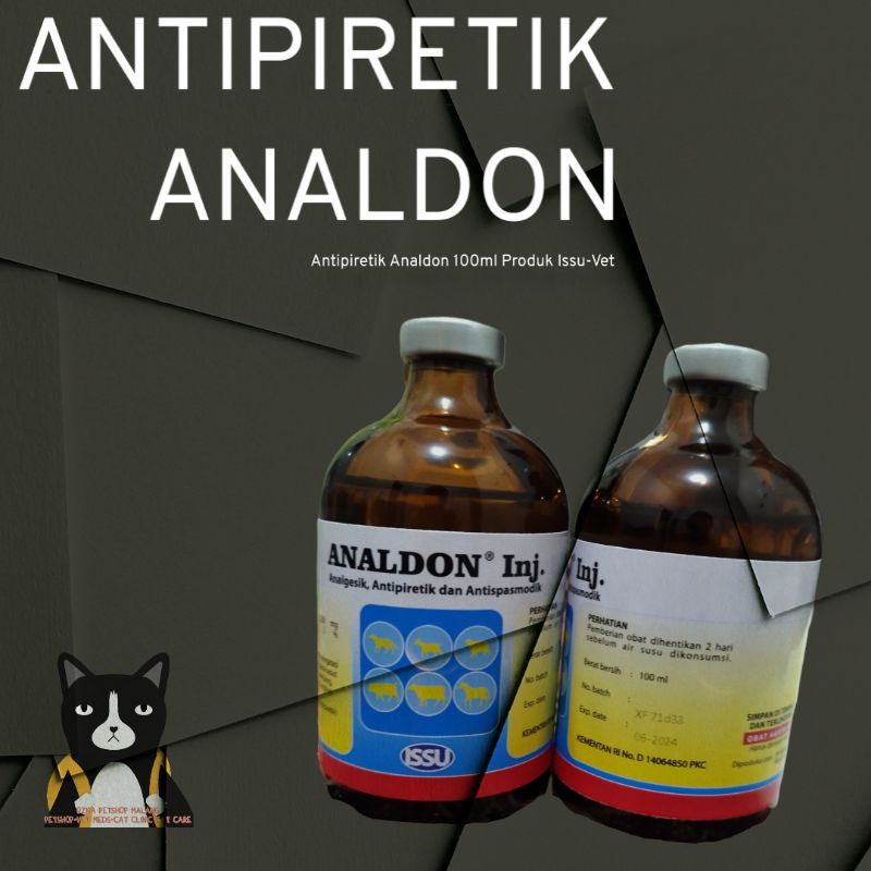 Analdon 100ml Obat Hewan / Ternak ANTIPIRETIK Injeksi Ternak