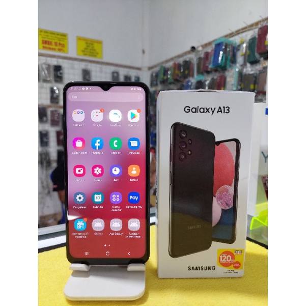 SAMSUNG A13 SEKEN ORIGINAL Ram 4+4/128 Fullset