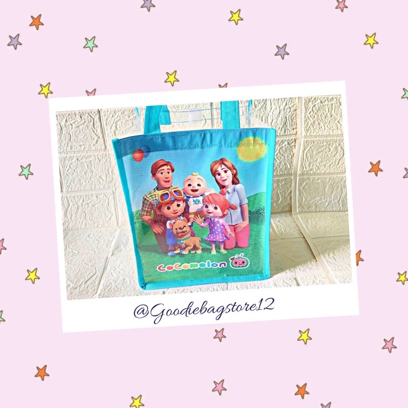 

PROMO tas ultah cocomelon goodiebag souvernir tas custom exclusivel