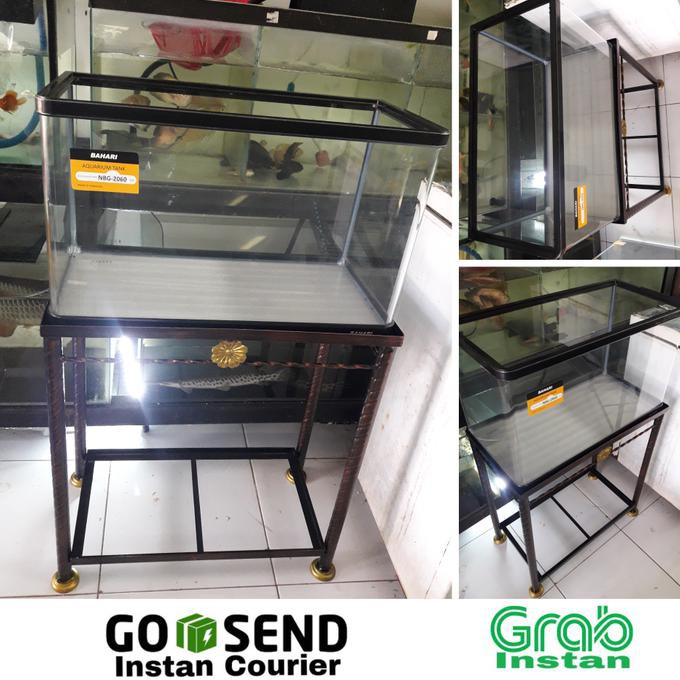 disini aja Aquarium bending BAHARI NBG-2060 dan Rak besinya stok terbatas
