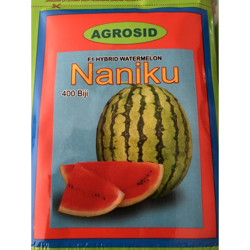 Benih Semangka Hibrida F1 Naniku isi 400 biji