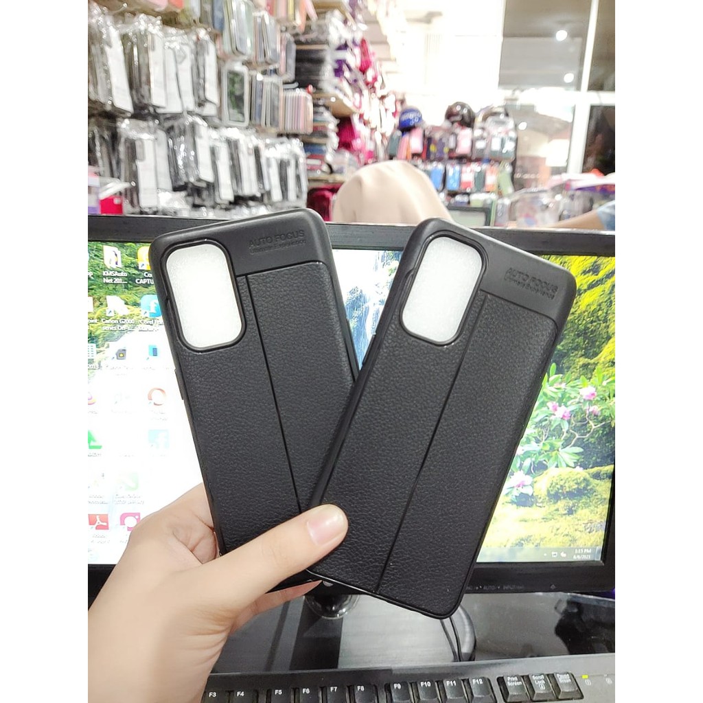 AutoFokus Oppo Reno5 Reno 5 5G 6.43 inchi Leather Soft Case AUTOFOCUS Motif Kulit Jeruk