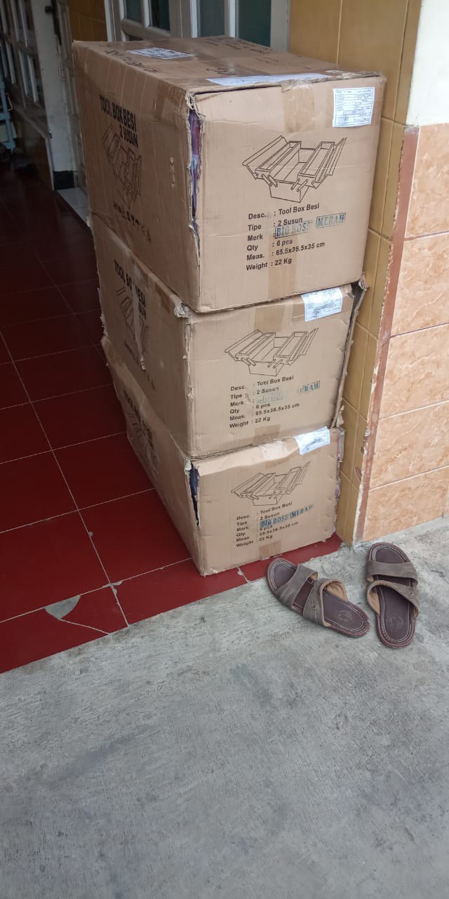 Tool Box Besi 2 Susun Tempat Perkakas Kerja