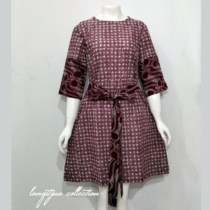 Tunik Nidda Obi 02 | Dress Batik Wanita