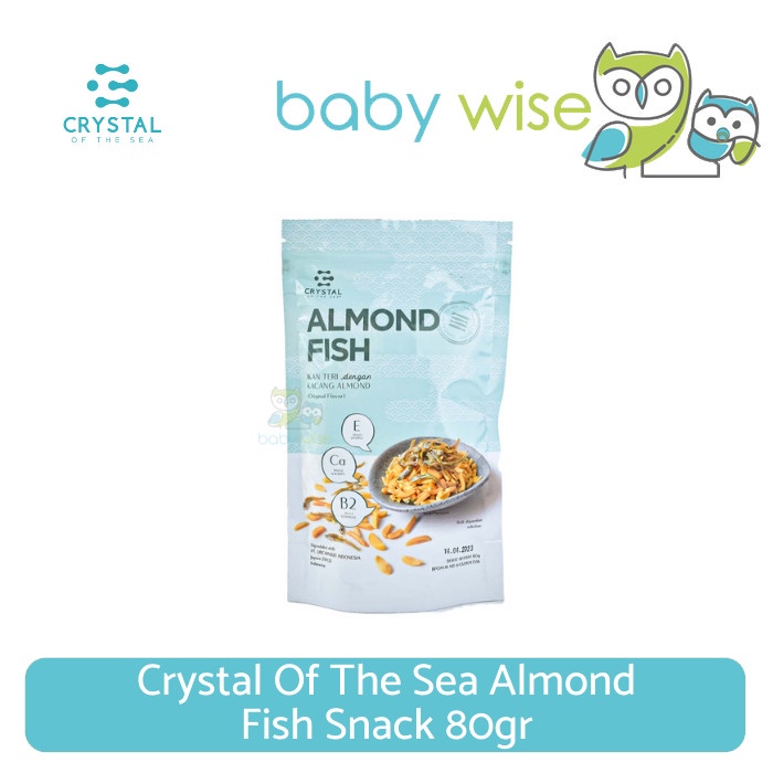 

Crystal Of The Sea Almond Fish Snack 80gr