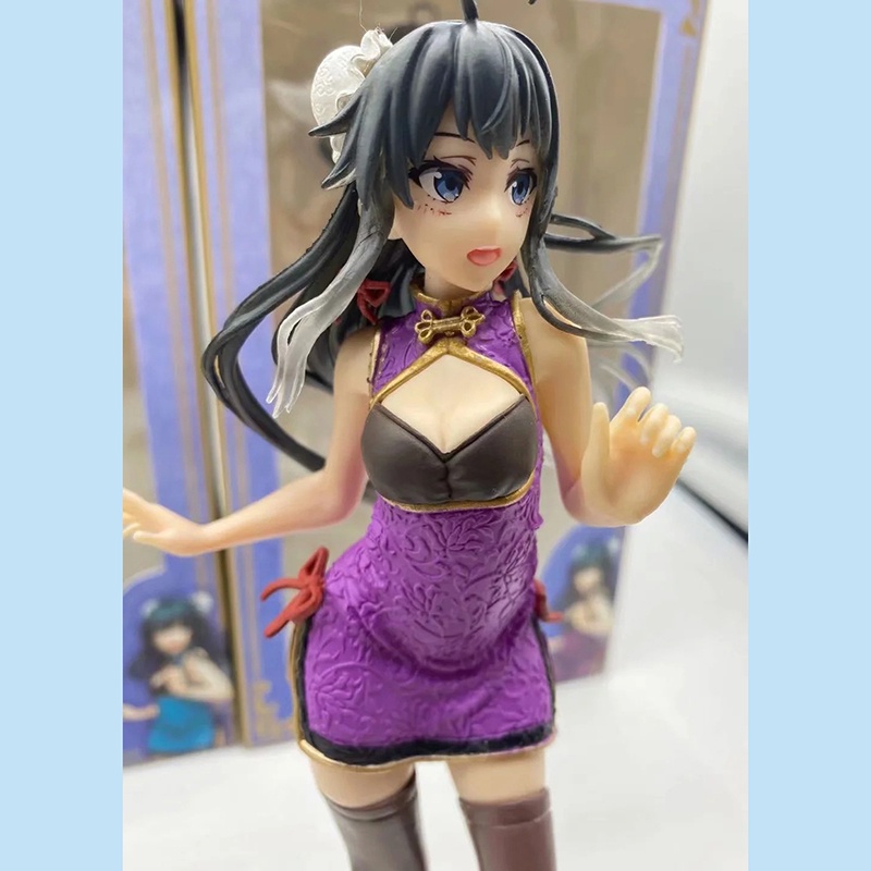 2022 Mainan Action Figure Anime My Youth Romantic Comedy TAiTO Cheongsam Yukinoshita Yukino 22cm Bahan PVC Untuk Hadiah