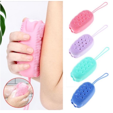 Sponge Mandi Silikon / Sikat Mandi Silikon Brush Silicone Spa