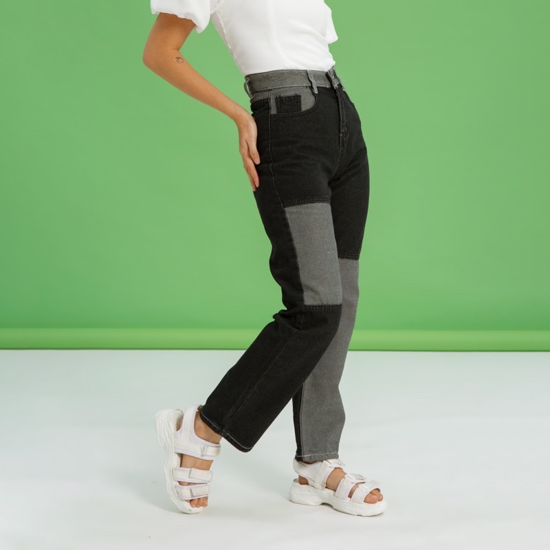 VIERLIN - Jeans 2428 - HW BOYFRIEND JEANS VIERLINSTORE