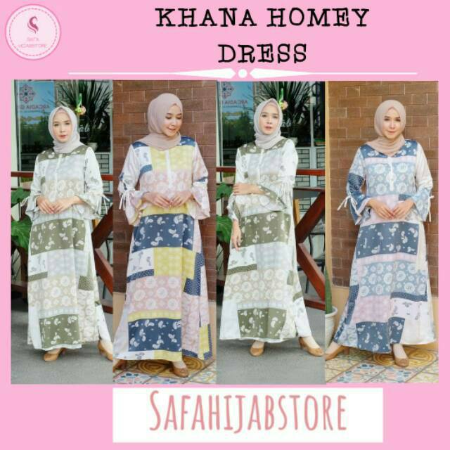 BISA COD KHANA HOMEY DRESS