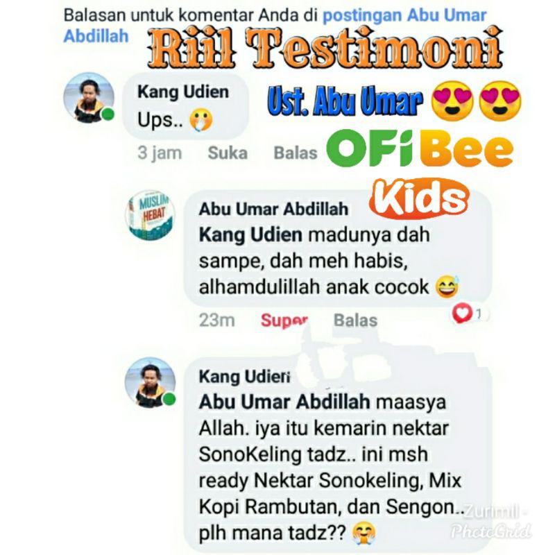 Madu Batuk dan Madu Kecerdasan | Madu Nafsu Makan Anak | Madu Murni Alami Anak | Madu OFi Bee Kids