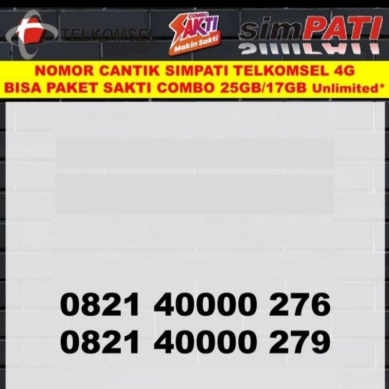 Nomer Cantik Kartu Perdana Telkomsel Sakti Combo Kartu Simpati 4g / Nomor Cantik Kartu Perdana Simpa