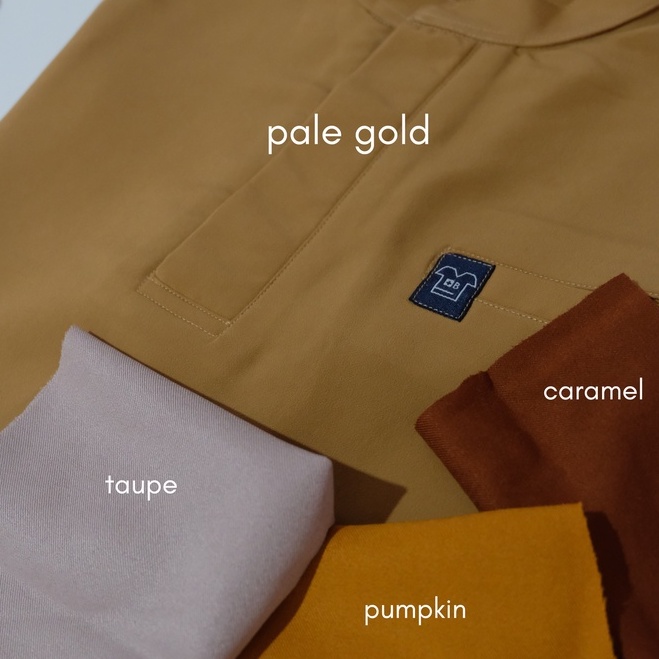 Baju Jaga MANDARIN SS - PALE GOLD Scrubs Theatre Blues First Line Lengan Pendek