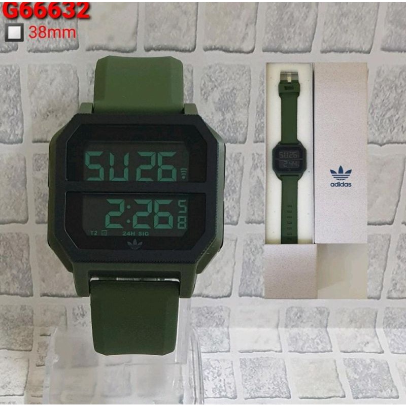 Trending Jam Tangan Digital Jam Terlaris Rubber Fashion Pria Anti Air