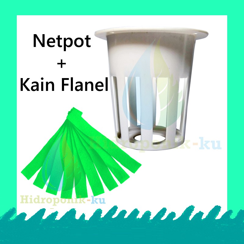 

Netpot + Flanel Hidroponik Ku
