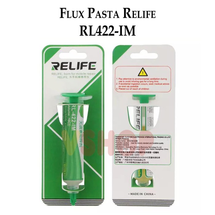 FLUX PASTA RELIFE RL-422-IM SOLDER PASTA MINYAK 10CC