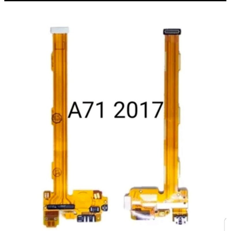 FLEXIBEL FLEXIBLE FLEKSIBEL OPPO A71 2017 CON CONNECTOR KONEKROR TC CAS CHARGER MIC ORIGINAL