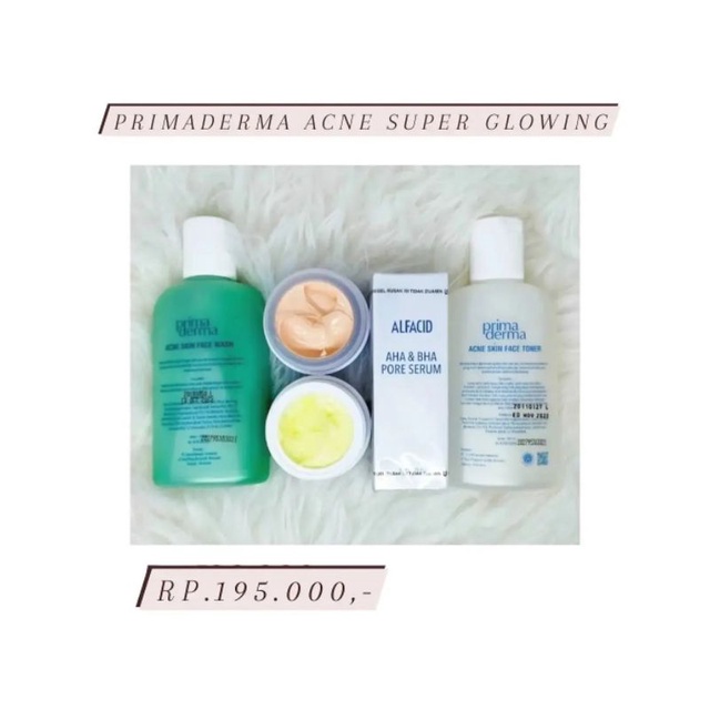PRIMADERMA PAKET ACNE SUPER GLOWING