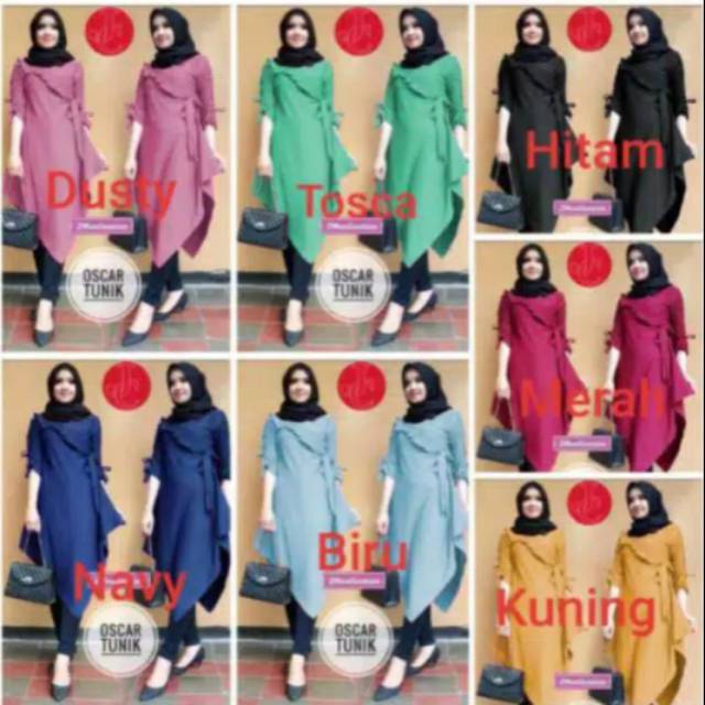 Oscar tunik/Baju termurah berkualitas/ BONUS MASKER