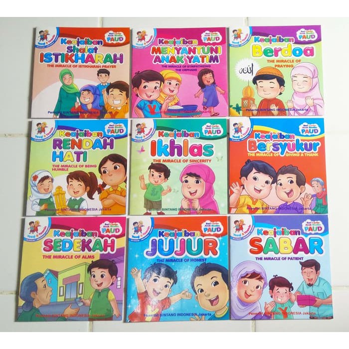 Buku Cerita Anak Bergambar Seri Anak Muslim Paud Dua ...