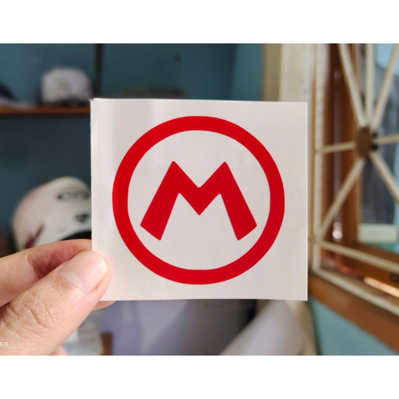 

stiker mario custom cutting stiker murah