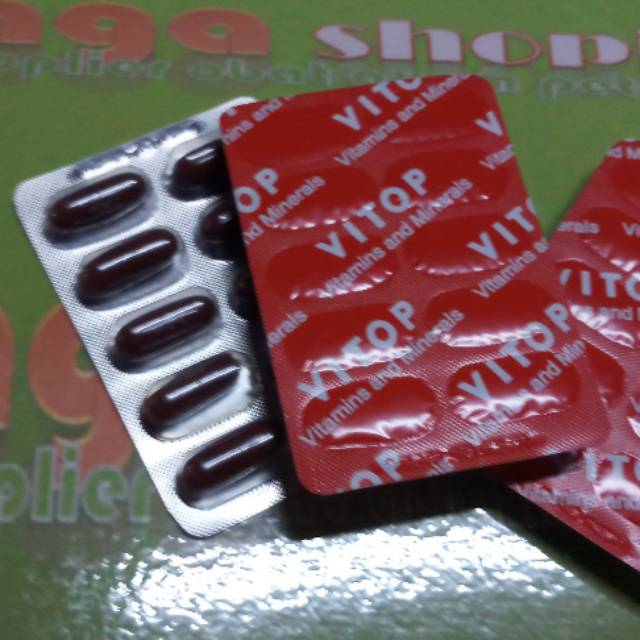 vitop 1strip vittop vitamin multivitamin nafas stamina doping ayam siap tarung