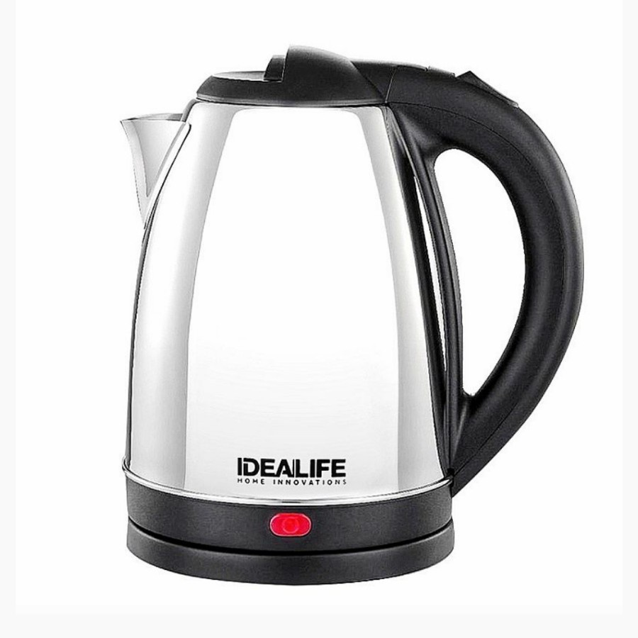 IDEALIFE Kettle Listrik Kapasitas 1,8 Liter Low Watt IL-110 - Teko Listrik Stainless Steel