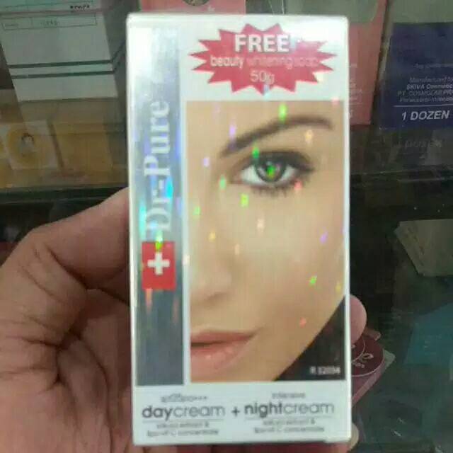 Dr-pure set krim siang malam BPPOM