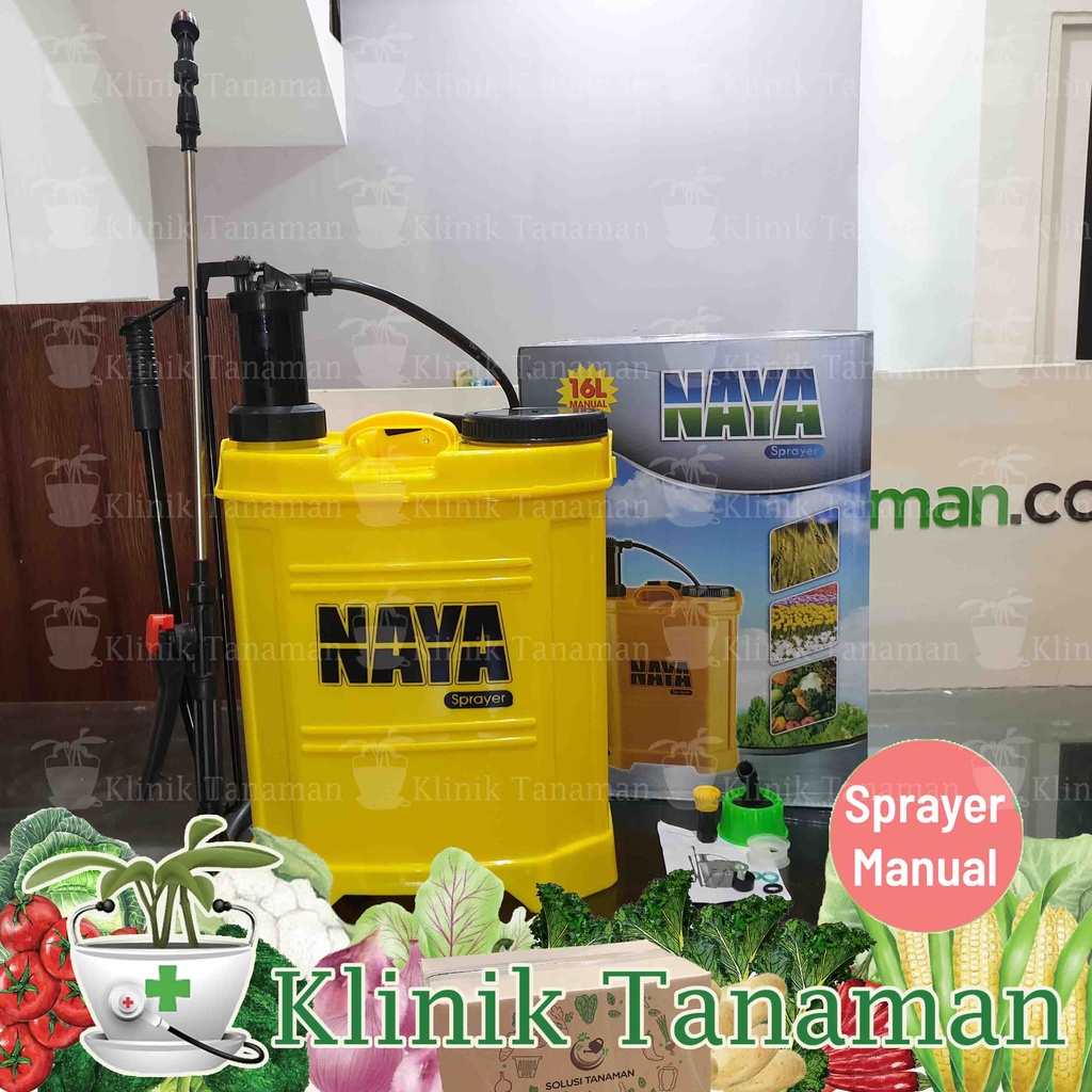 Sprayer Manual 16 Ltr  Alat Semprot Hama Penyemprot Semprotan Tanaman Bercocok Tanam Taman Kebun Saw
