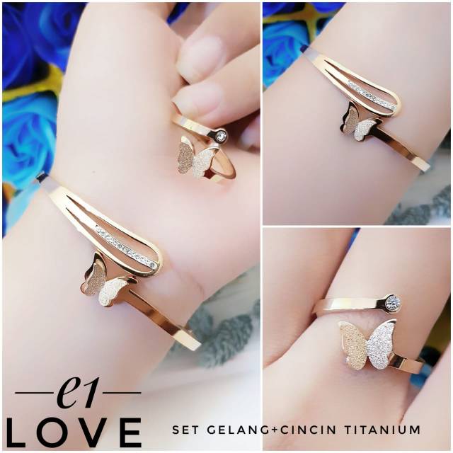 Titanium set perhiasan 1620g