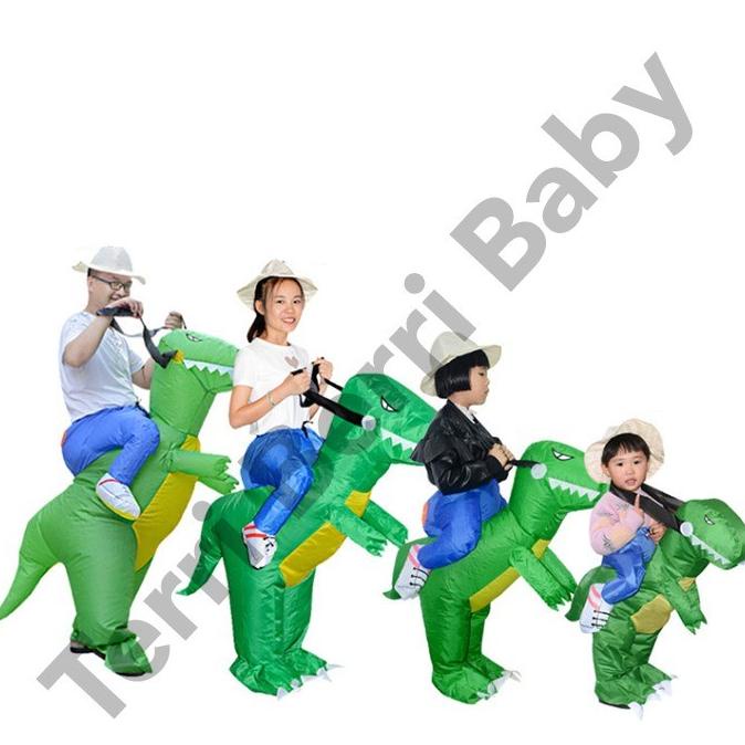 KOSTUM DINO ANAK PESTA COSPLAY DINOSAURUS ANAK ULTAH BADUT INFLATABLE