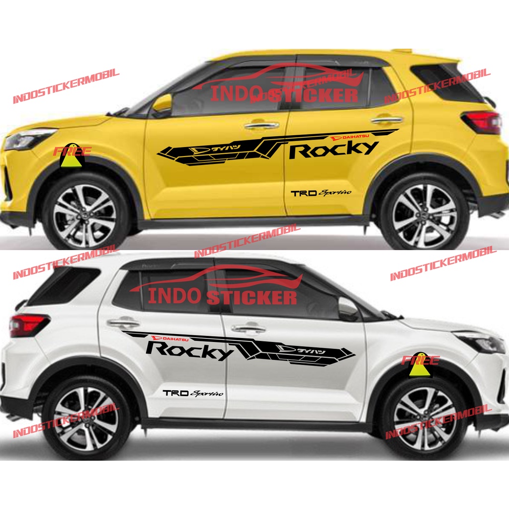 Sticker stiker mobil rocky cutting sticker mobil daihatsu rocky
